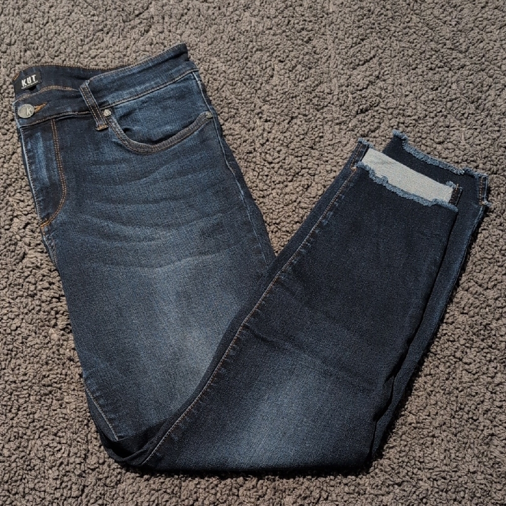 Kut from the Kloth Dark Blue Skinny Jeans